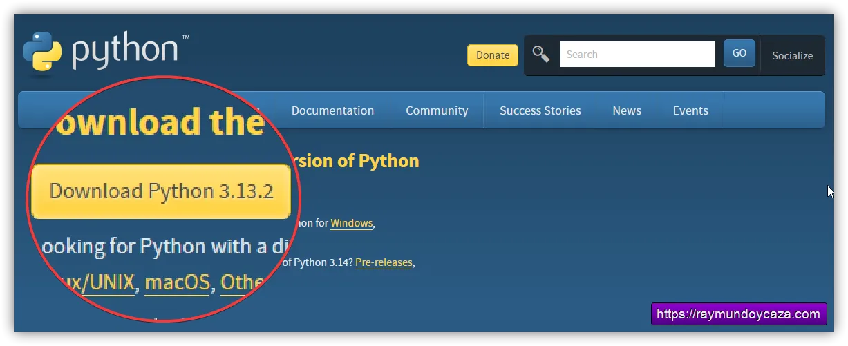 Cómo instalar Python