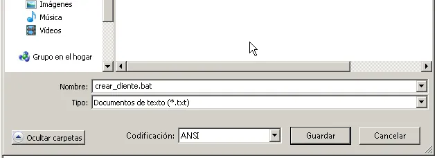 Crear varias carpetas a la vez